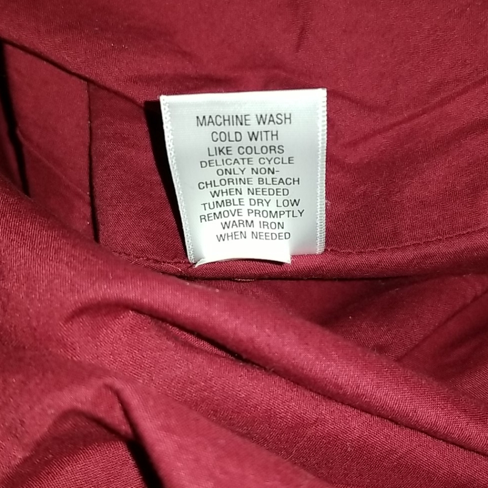 Apt. 9 Size 10 Red, Orange and Brown Plaid Adjustable Straps Midi Dress - Picture 8 of 8